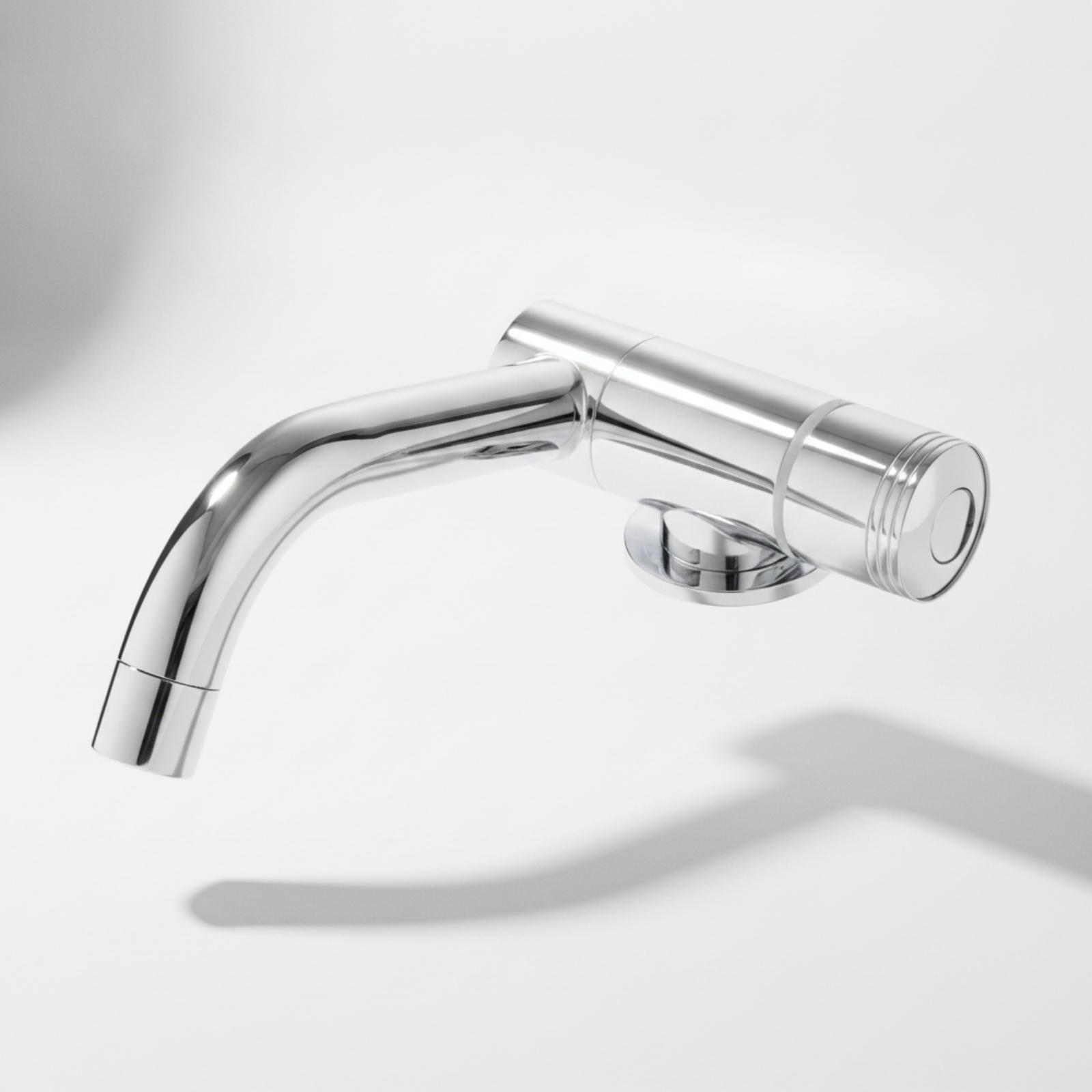 Faucet - 강화 유리 덮개가 있는 싱글 볼형