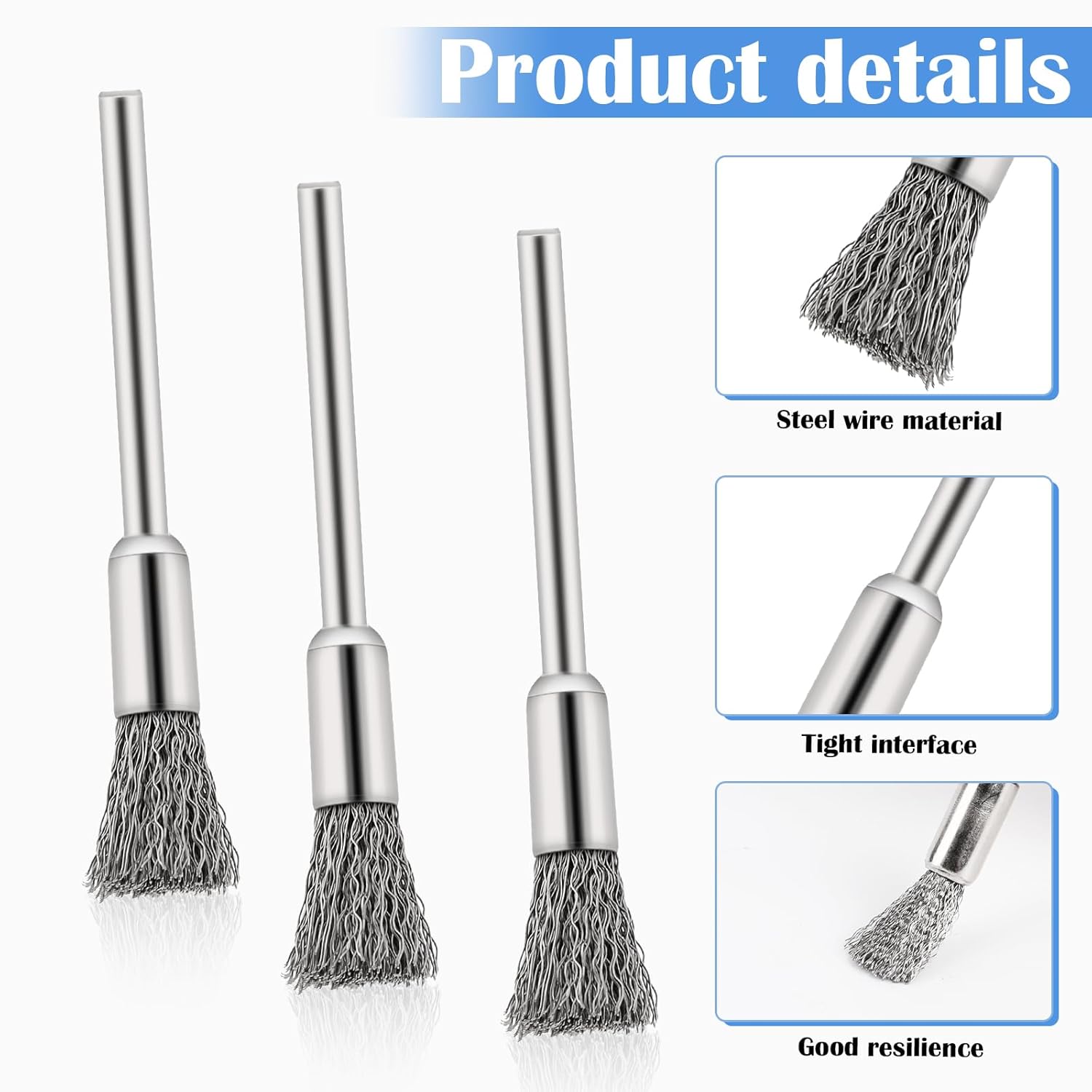 스틸 클리닝 엔드 브러시 펜 1/5″(5mm) X 1/ - Paint Brush 리뷰 및 가격
