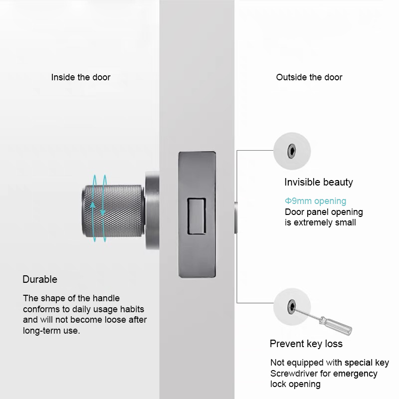 현대적인 디자인의 나무 소재, 금색 마감, 소음이 없는 - Door Handle 리뷰 및 가격