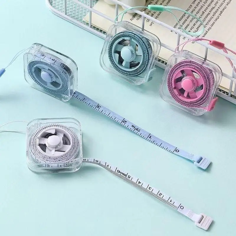 귀여운 마카롱 색상 미니 줄자, 포켓형 수축식 부드러운 - Tape Measure 리뷰 및 가격